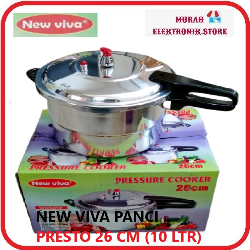 Panci Presto NEW VIVA 10 liter 26 cm - Panci Presto