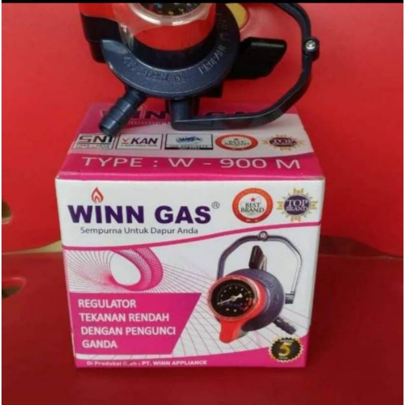 Winn Gas W 900 NM  , regulator winn gas ,  Regulator win gas tanpa meter ,   W 900 NM