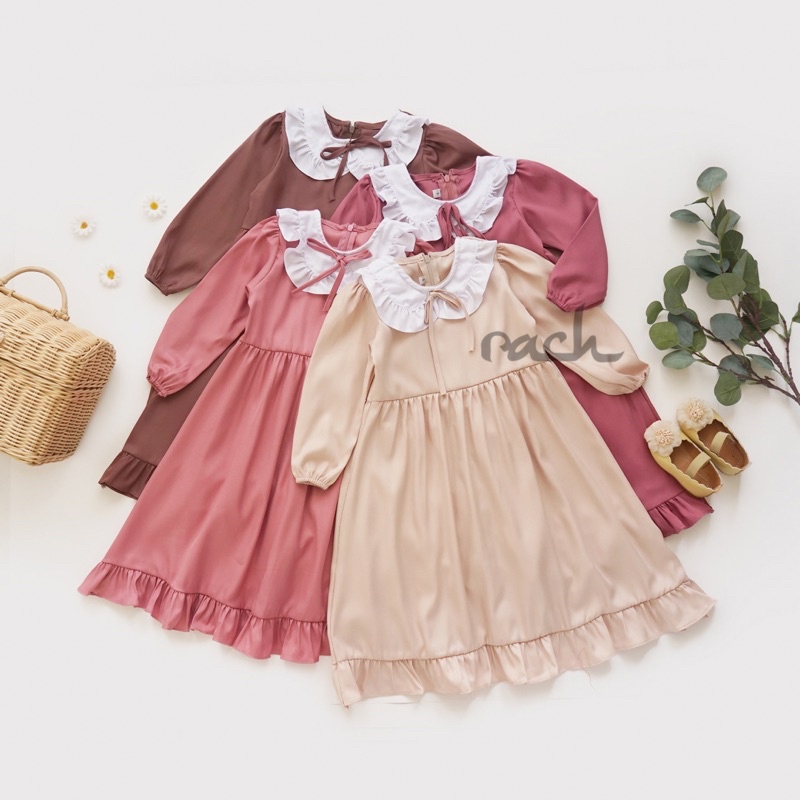 RACHIDKIDS / GAMIS ANAK LUCU / DRESS ANAK LUCU / AMEENA DRESS