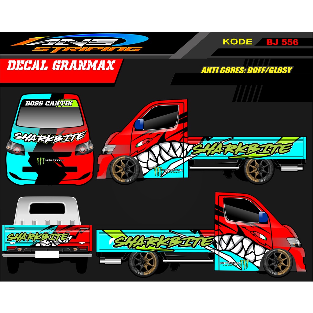 DECAL GRANMAX PICK UP / STICKER GRANMAX L300 CARRY / STIKER MOBIL GRANMAX