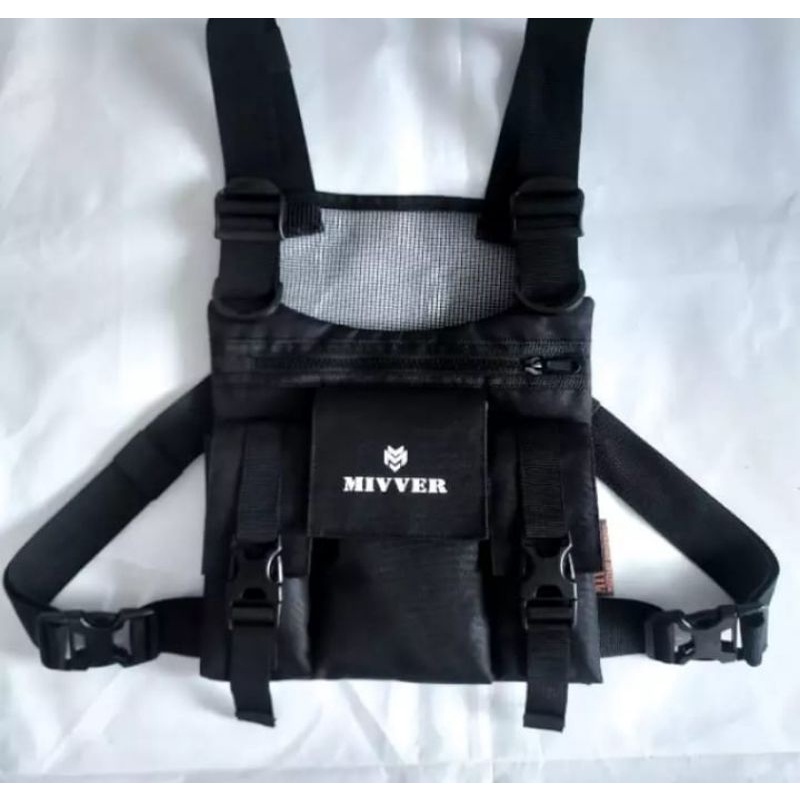 Tas dada pria terbaru/tas dada rompi/Tas dada tectical Tas dada mivver premium chestbag black dragon