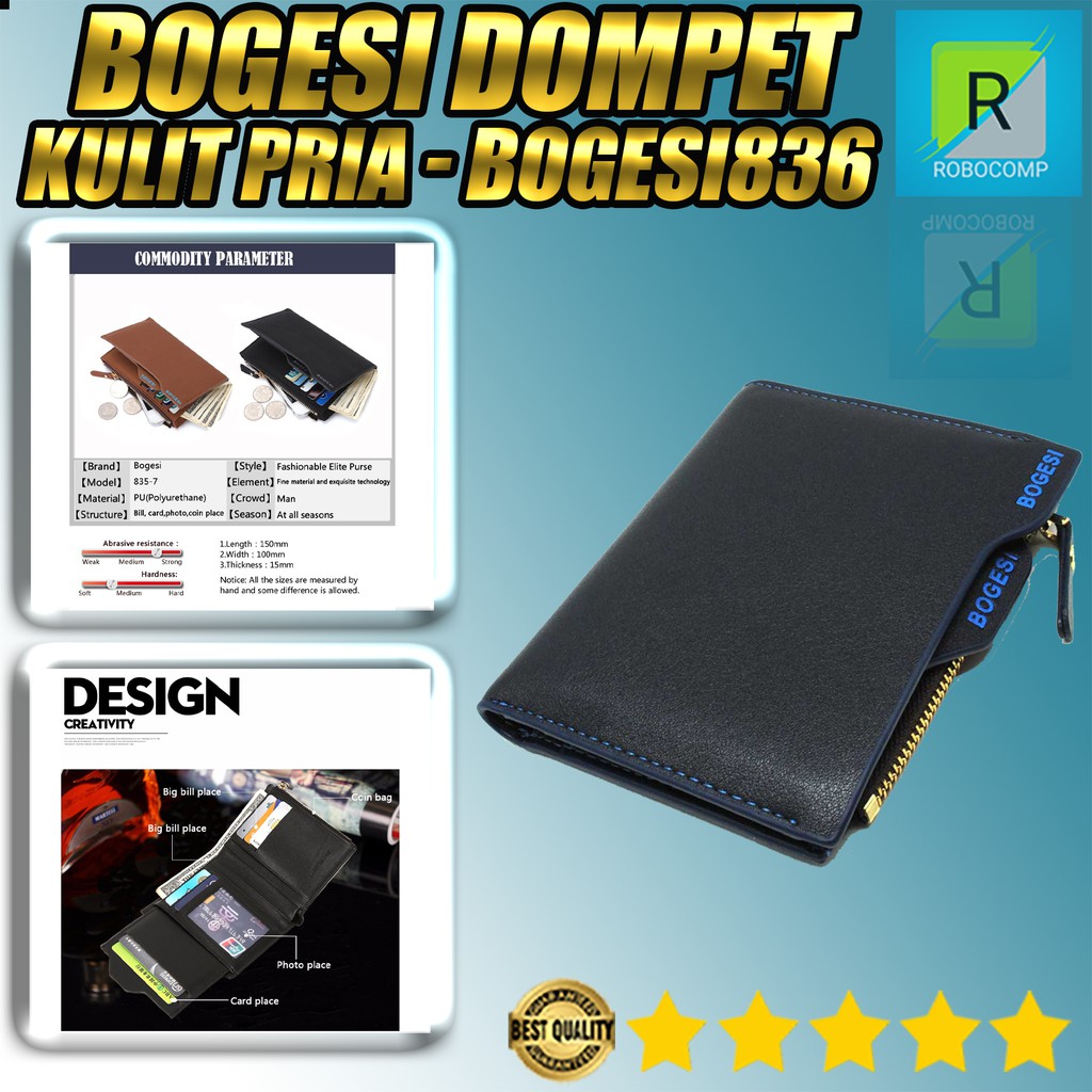 Bogesi Dompet Kulit Pria Rhodey - BOGESI836