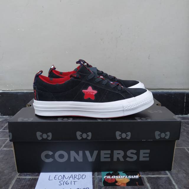 one star converse hello kitty