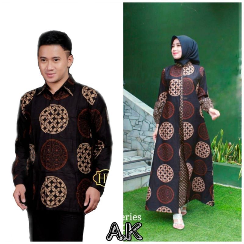 Maura Couple - Sania Ruffle Batik Couple ori Ndoro jowi DNT Garansi Termurah Shopee - Pinguin Gurita-koin AK