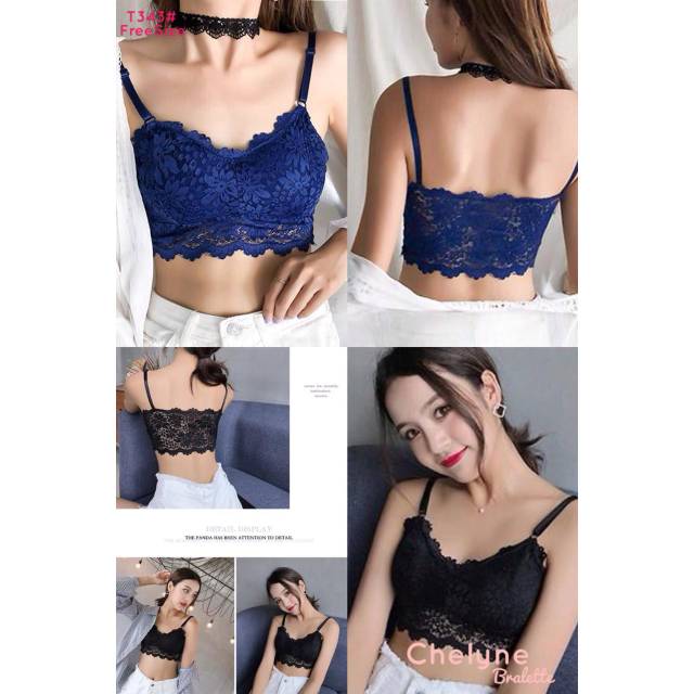 Bra tanpa kawat bh bralette chelyne T343