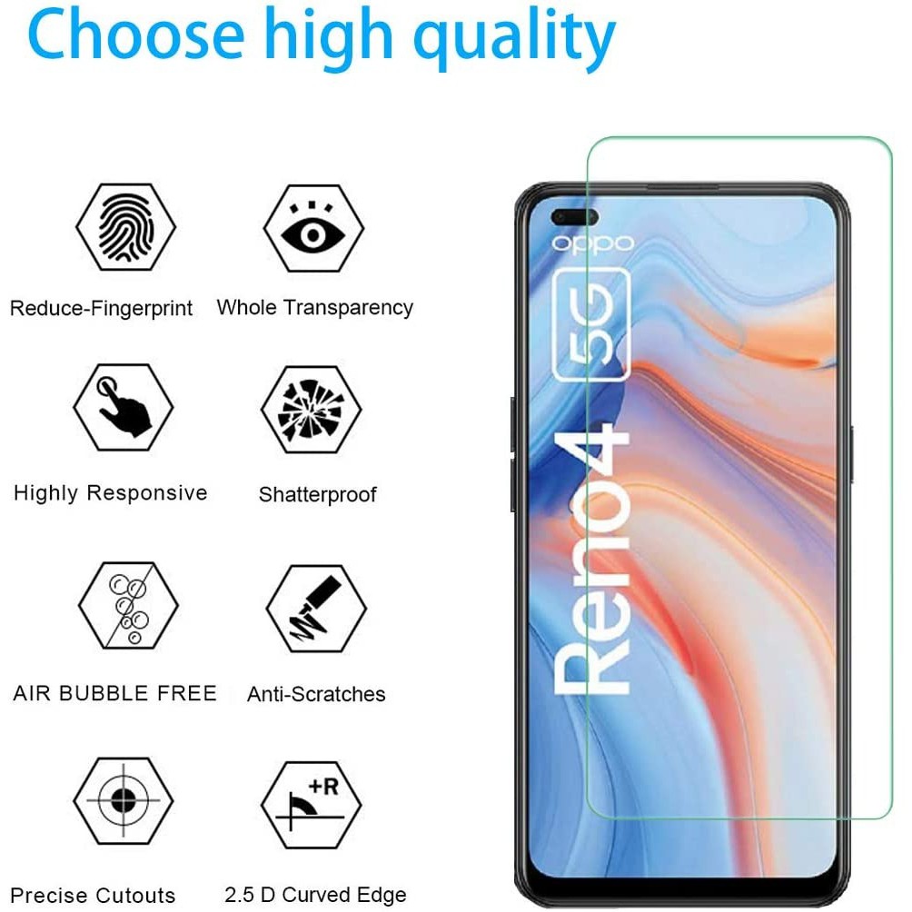 PROMO Tempered Glass OPPO F17 Pro TG Layar FULL COVER Bening Premium/Anti Gores Kaca