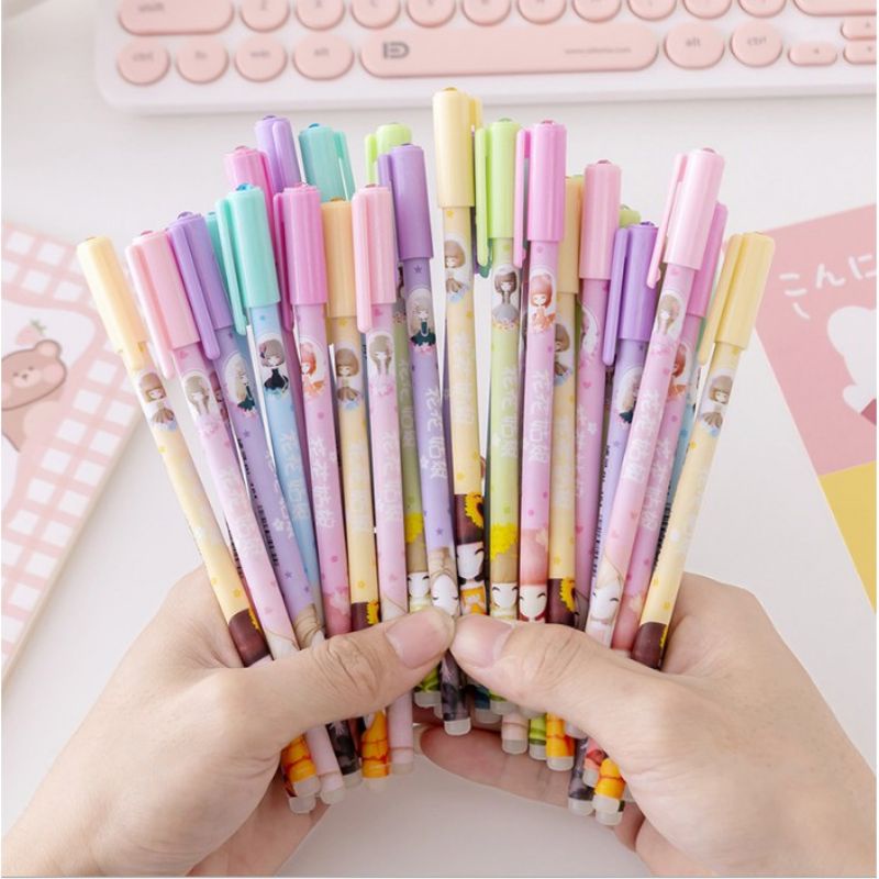 

PULPEN GEL MOTIF WANITA CANTIK LUCU IMUT / BOLPEN GEL SIMPLE