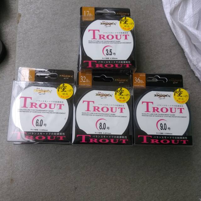 Senar pancing blood trout murah laris Semarang