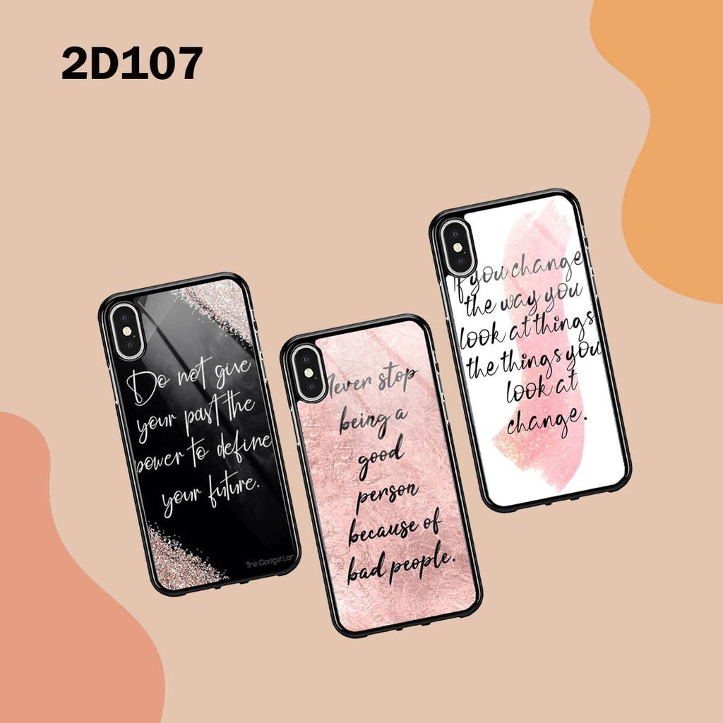 [2D107] HardCase Kilau Glossy For Oppo Vivo Iphone Realme Xiaomi