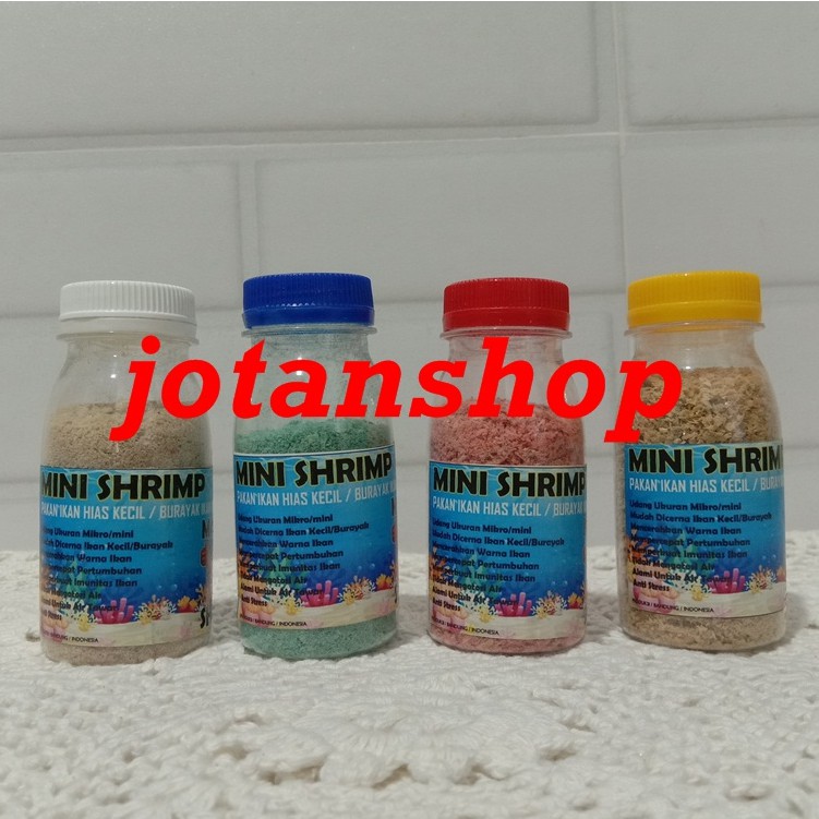 MINI SHRIMP MASTER 30 GR MAKANAN PAKAN IKAN HIAS CUPANG GUPPY LOUHAN 30gr