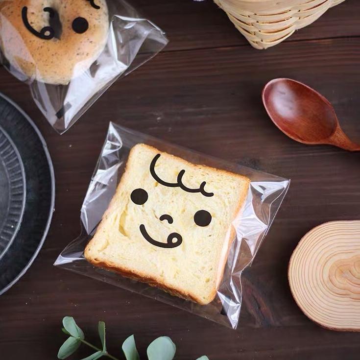 

Hot Sale Plastik opp roti donut sandwich lucu 50pcs PR-115 ~