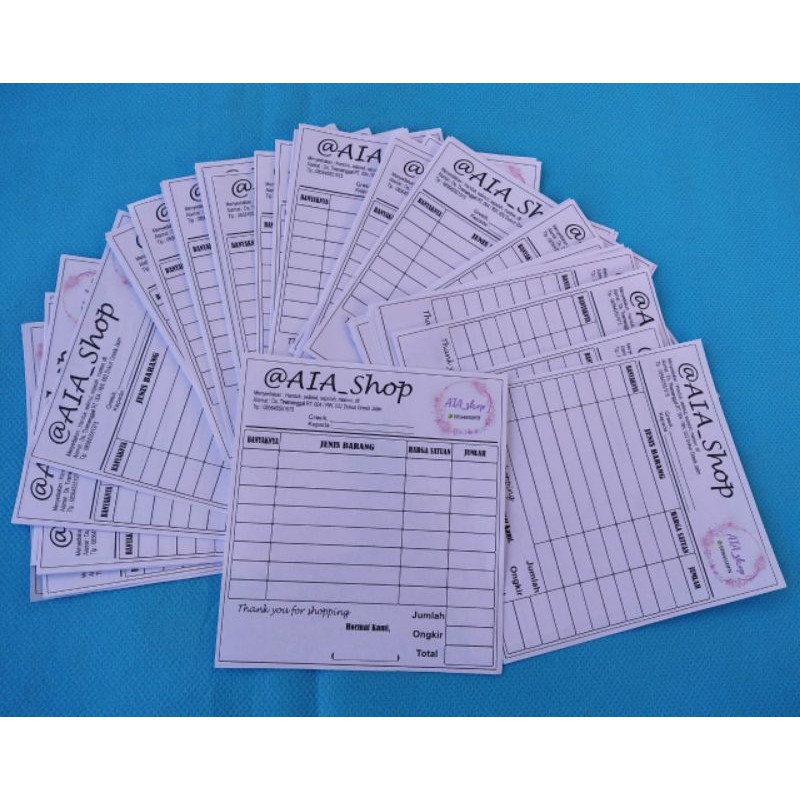 

Nota Penjualan Custom 50 lembar