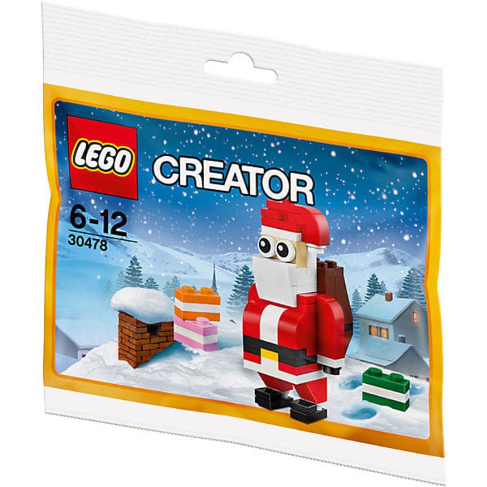 Lego 30478 Polybag Seasonal Santa Claus  and Christmas Ornament 500493