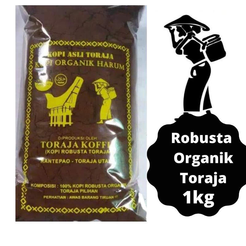 

Coffee Kopi Toraja Robusta Kopi Robusta Bubuk Toraja Koffie 1kg