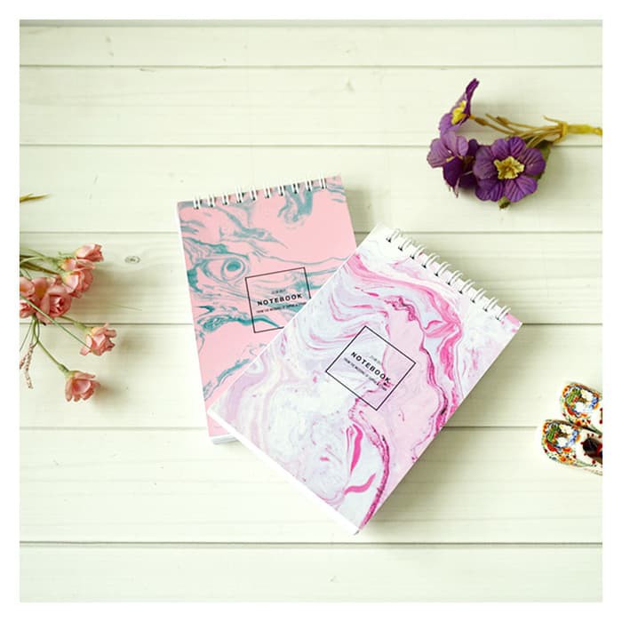 

Souvenir Pernikahan Notes Notebook Softcover Spiral Persegi Panjang