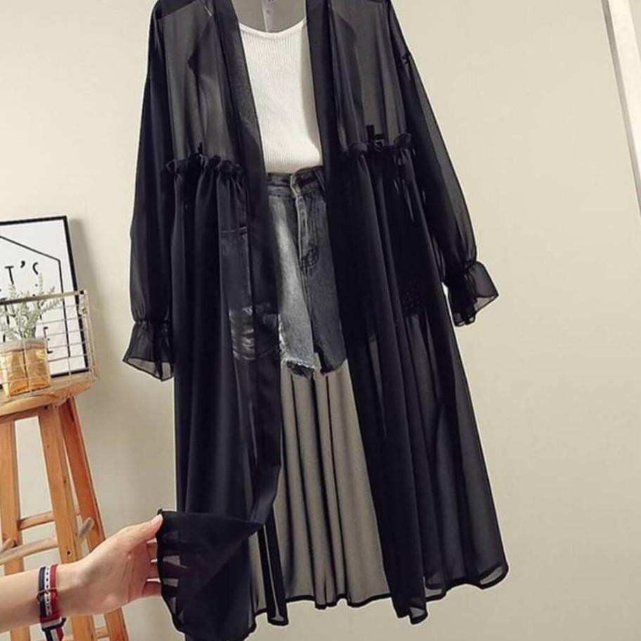 LZV Delaya Outer / Cardigan Wanita Muslim NEW ✅