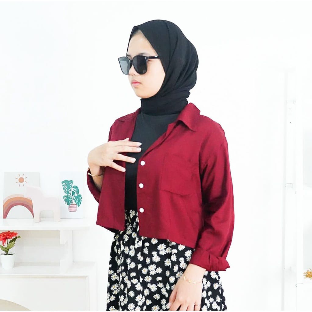 Basic ID Fashion kemeja gardigan onesize