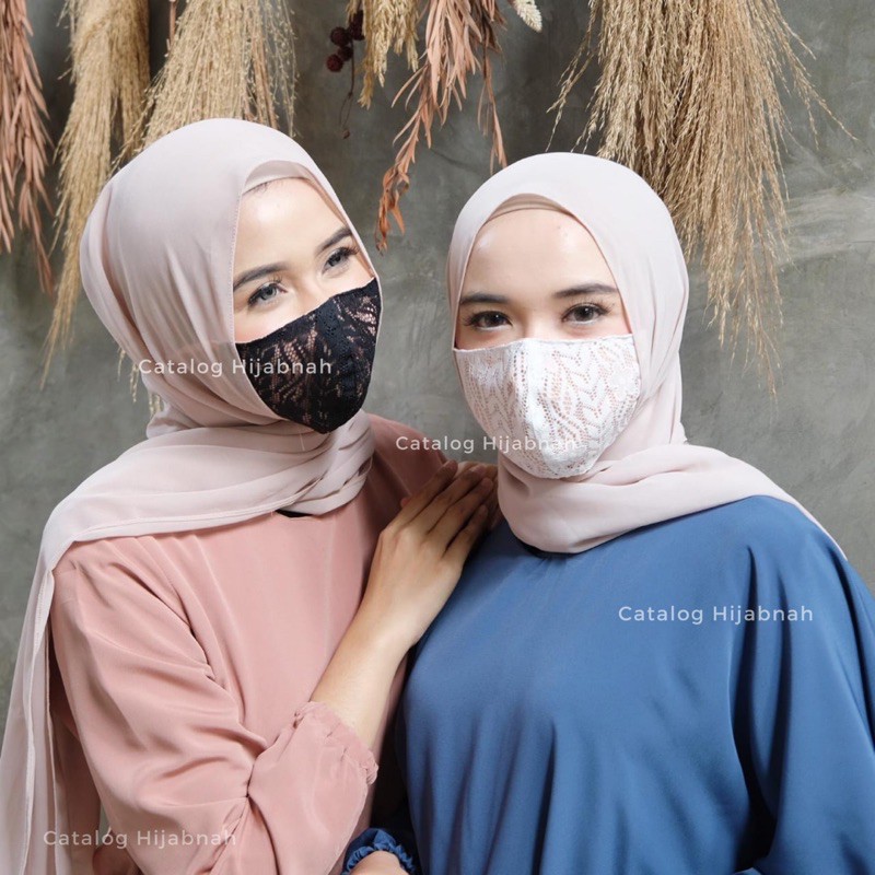 PROMO Masker Brukat/ Masker Brokalt/ Masker kesehatan