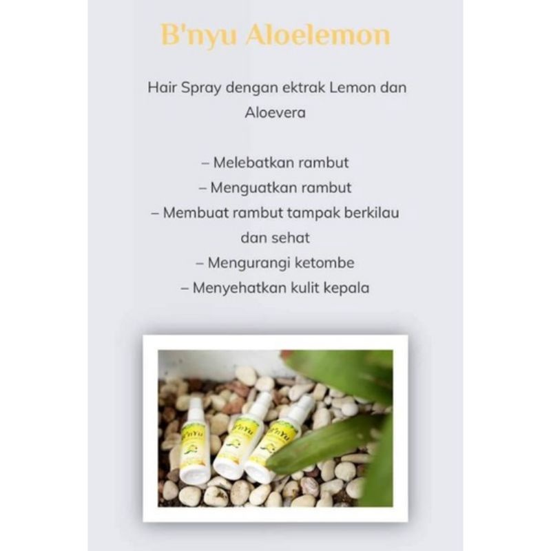 B'NYU Aloelemon hair tonic 60ML