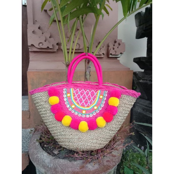 Tas mendong bali | Tas kerajinan anyaman bali | Tas bali murah  dan unik