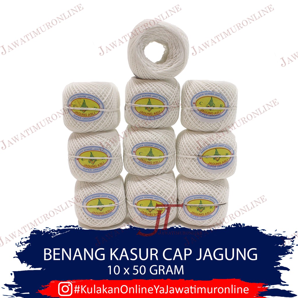 Benang Jahit Kasur cap Jagung 50 gram - Benang Jagung - Benang Kasur