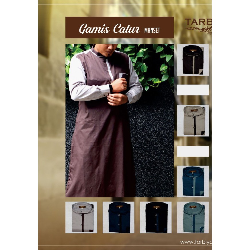 Gamis Tarbiyah Catur Manset