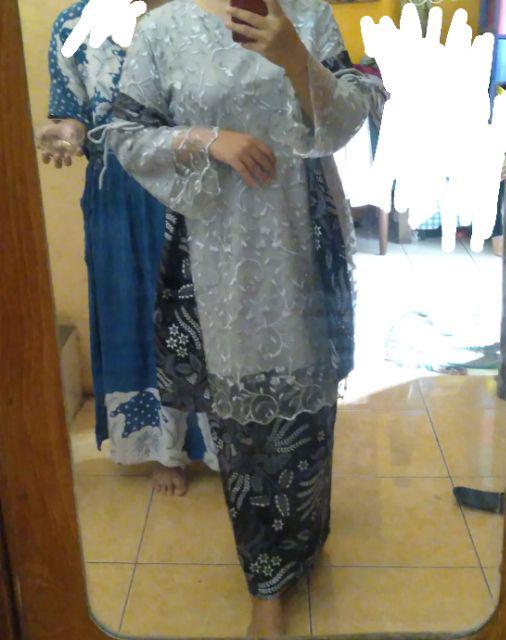 Maura Couple - Sania Ruffle Batik Couple Ori Ndoro Jowi Garansi Termurah Shopee - Batik Modern Solo