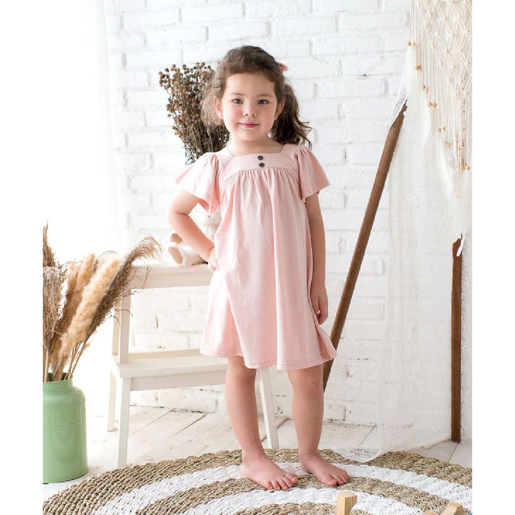 KOTTONVILLE DRESS ANAK PEREMPUAN Takoyakids Yura Dress 1-8 tahun