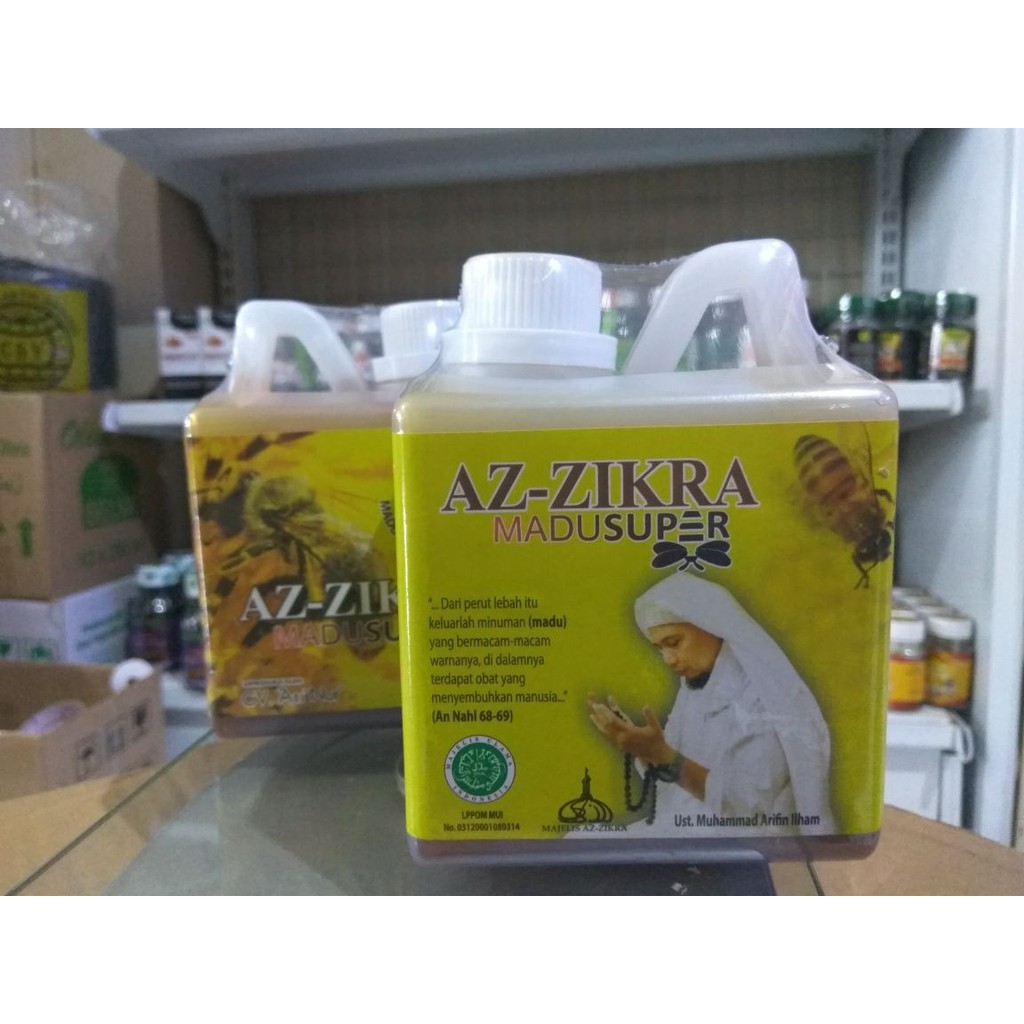 

Asli Premium Madu super Az-Zikra Azzikra 500 ml (manis) Laris