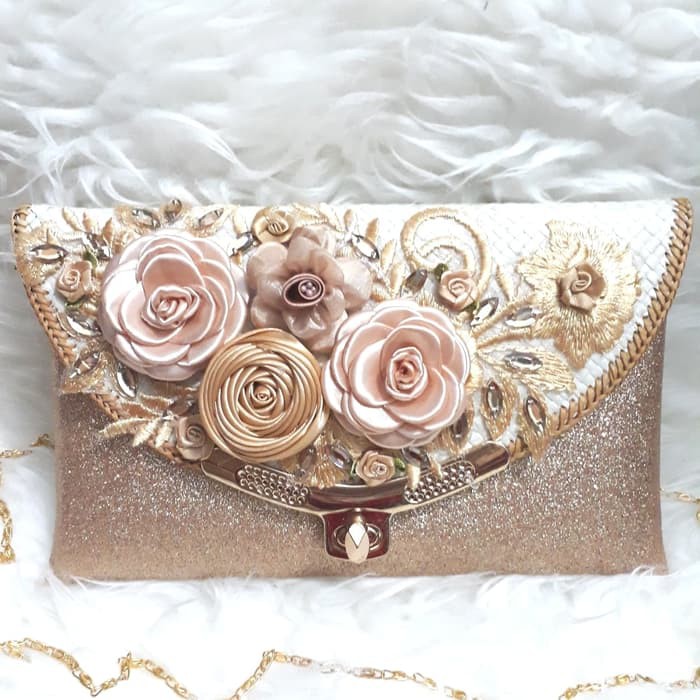 Clear Stokk Cluth Fashion Blink Blink 2805 DN BATAM TAS IMPORT TAS SELEMP UT7260 Tas clutch pesta an