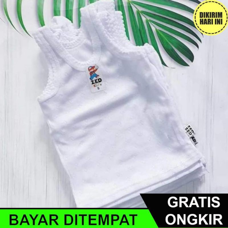 6pcs SINGLET BAYI ZED KIDS-KAOS DALEM BAYI-SINGLET BAYI MURAH