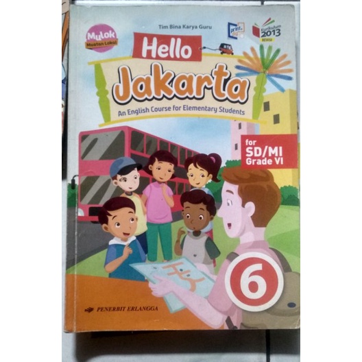 Buku Bekas Hello Jakarta an English Course for Elementary Student for SD/MI Grade VI / 6  (untuk kel