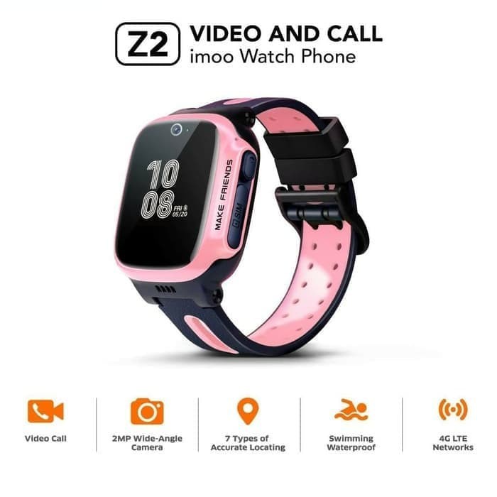 IMOO Z2 WATCH PHONE VIDEO CALL JAM TANGAN ANAK GPS GARANSI RESMI IMOO