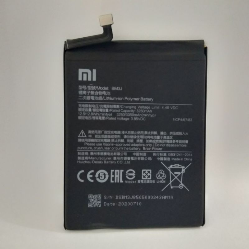 Baterai Xiaomi MI 8 Lite BM3J Original New termurah