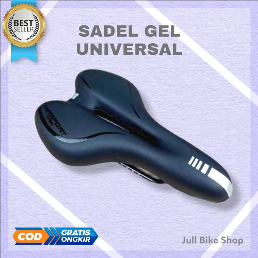 Taffsport sadel gel sepeda mtb lipat empuk roadbike road bike saddle