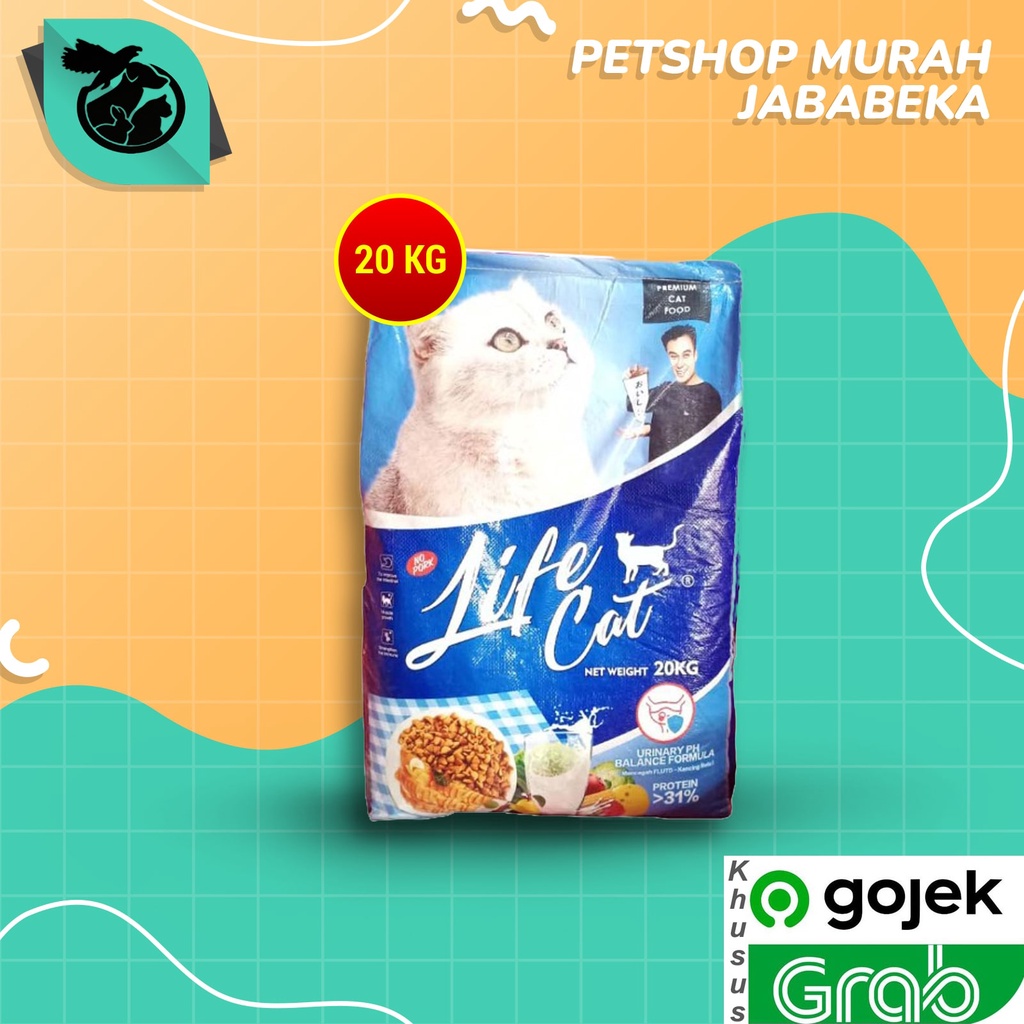 Makanan Kucing Life Cat 20 kg Cat food Life Cat  20kg