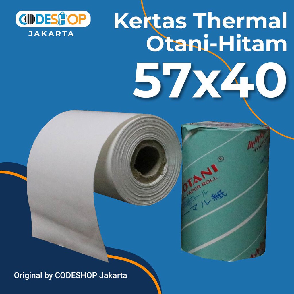 

KERTAS THERMAL OTANI ROLL 57x40 HITAM