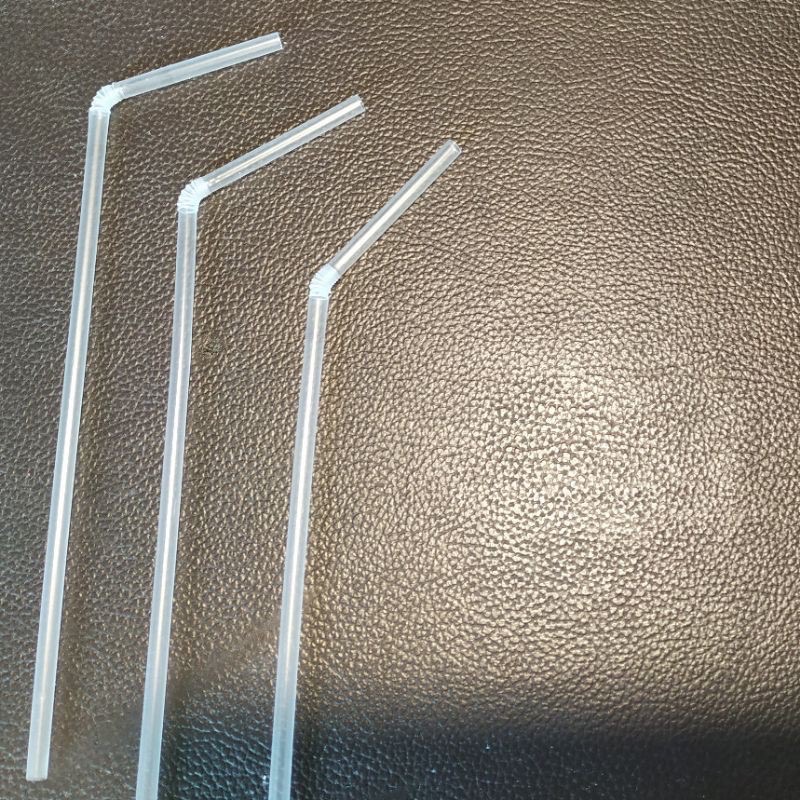 Sedotan Plastik Bengkok Sterile Sparta @5pack