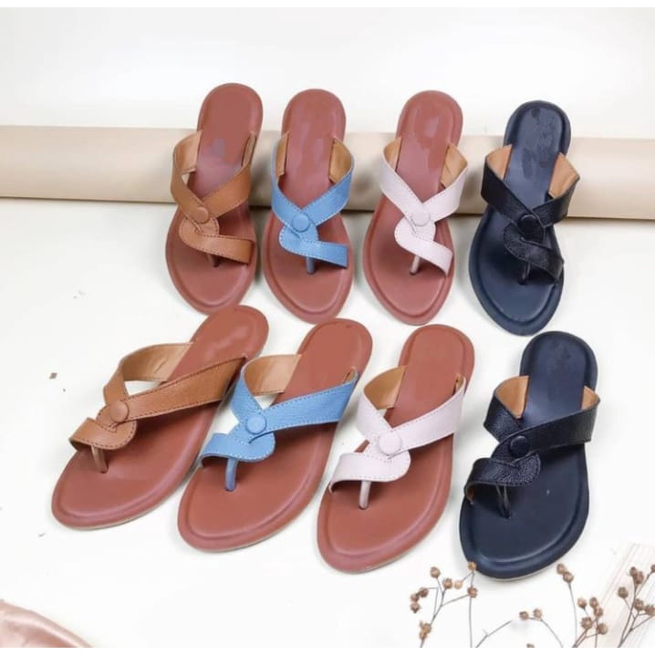 SANDAL FLAT WANITA PAPIRUT CKL 10