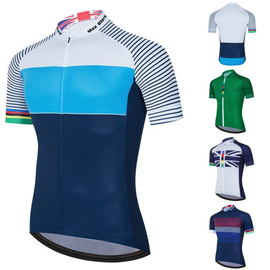 Jersey baju Green UK Sepeda Roadbike Pria road bike - LEGACY