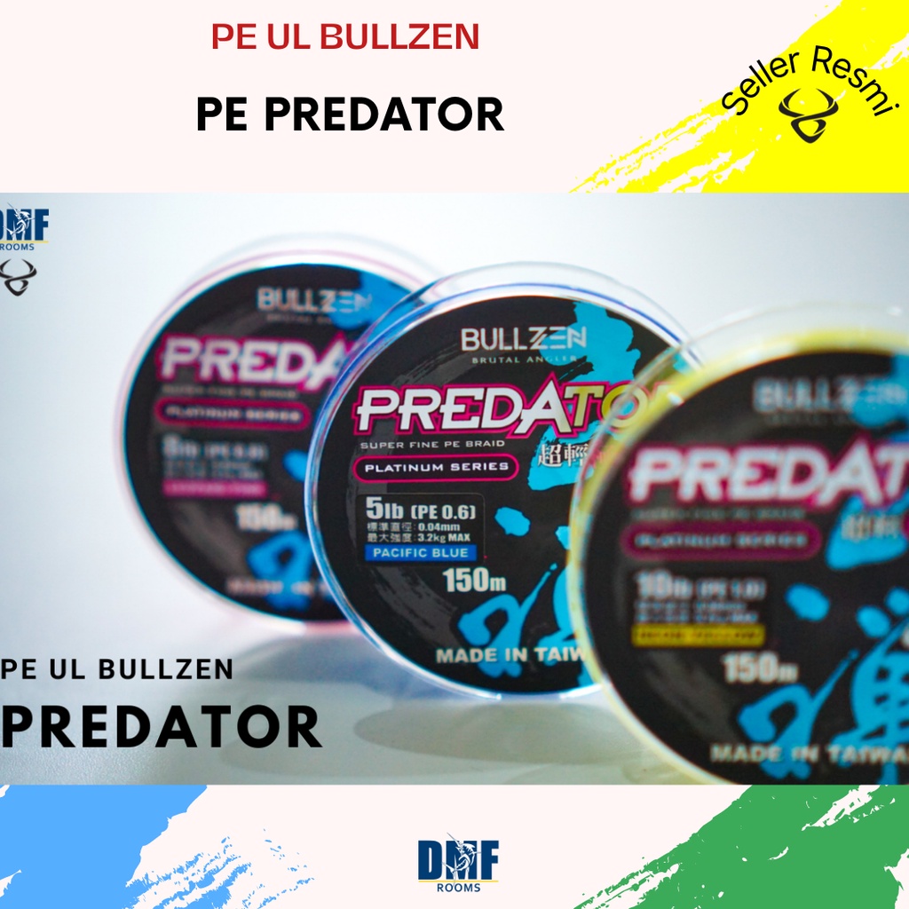 BULLZEN PE UL PREDATOR - SENAR PE UL