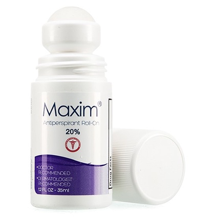 Maxim Antiperspirant 20% Deodoran Roll-On 35ml - Solusi Keringat Berlebih di Wajah (Bundling 3pcs)