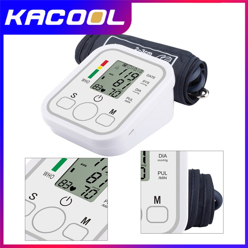 Tensimeter Digital / Pengukur Tekanan Darah / Tensi Darah Tensimeter Digital / Blood Pressure Monitor / Portable Digital Darah Alat / Electronic Sphygmomanometer