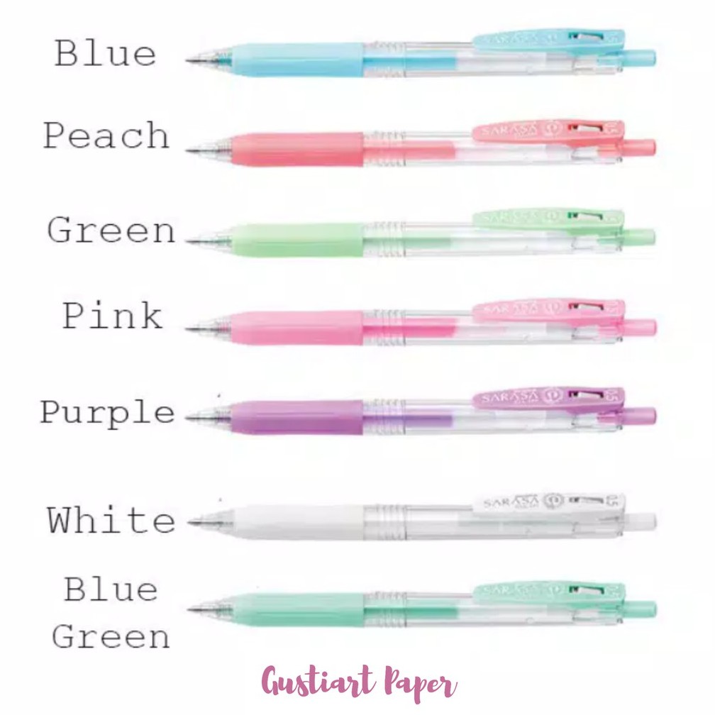 

Pulpen Gel sarasa Clip Milky Series 0,5 mm Zebra Murah Berkualitas