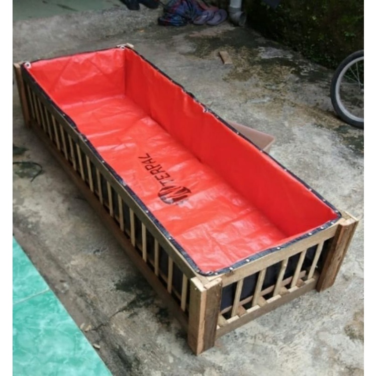 terpal kolam ikan 150x50x25 a3 isi dua