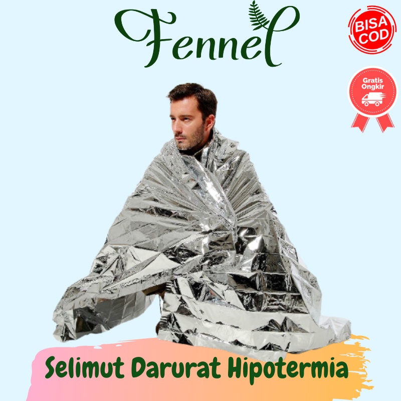 Selimut Darurat Emergency Blanket Thermal Insulation SL03-001