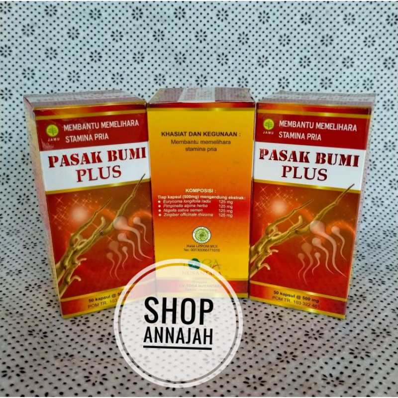 Pasak Bumi Plus 50 kap @500mg