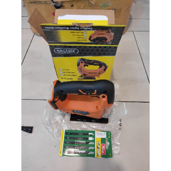 cordless jigsaw mesin gergaji ukir baterai NAGAWA NJB250U UNIT ONLY