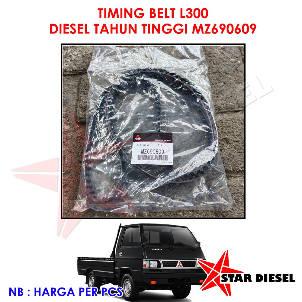 BELT TIMING BELT MITSUBISHI L300 TIMING BELT L300 TAHUN TINGGI SABUK TIMING L300 BARU MZ690609 L300 