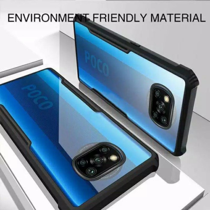 S/P- CASING Case Xiaomi POCO X3 NFC (2020) Case Shockproof Armor Transparant SP by POA